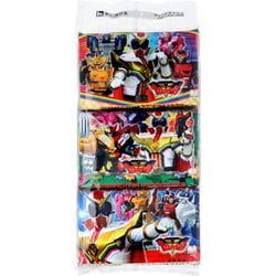 機界戦隊ゼンカイジャー 水に流せるプリントポケットティシュ 16枚（8組）×6個入