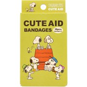 キャラクターばんそうこう CUTE AID スヌーピー ヴィンテージカラー 18枚入