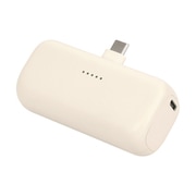 モバイルバッテリー 5000mAh アーモンドミルク MOT-MB5002-AM