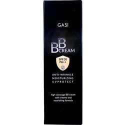 GASI（ガシ） アンチリンクル モイスチャライジング UVプロテクト BBクリーム ブラック 50g