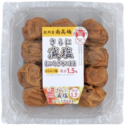 さらに減塩 紀州産南高梅はちみつ梅 1.5％ 230g