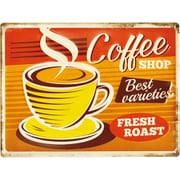 デザインボードメタル L コーヒーショップ 169321
