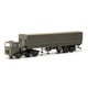 HE747080 1/87 MAN F8 キャンバスセミトレーラー Bundeswehr ドイツ軍 [コレクションミニカー]