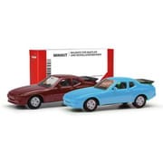 HE012768-004 1/87 ミニキット ポルシェ 944 レッド/ブルー 2台セット [コレクションミニカー]