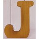 ウッデンアルファベット J 153405