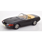 KKDC180612 1/18 フェラーリ 365 GTS デイトナ カブリオ 1stシリーズ 1969 USバージョン ブラック [ダイキャストミニカー]