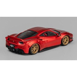 CMモデル LB★WORKS 488 レッド 1/64 ミニカー CMモデル 1/64 LB-WORKS 488 ワイドボディ レッドメタリック