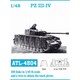 ATL-4804 1/48 WWII ドイツ III号戦車/IV号戦車用 履帯（1943-1945年） [プラモデル用パーツ]