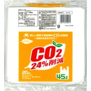 リビプラC 半透明取っ手付きごみ袋 45L 20枚 LP-CT4