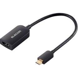 USB Type-C - HDMI 変換アダプター 15cm 4K60Hz ブラック AD-CHDMIQBK3