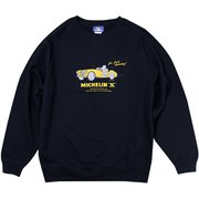 Crewneck sweat/MICHELIN X/Navy/L 226977