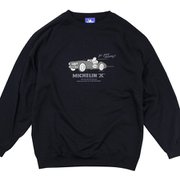Crewneck sweat/MICHELIN X/Black/L 227035