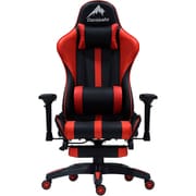 ルセル V3 オットマン付きチェア レッド 426040