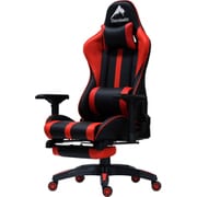 ルセル V3 オットマン付きチェア レッド 426040