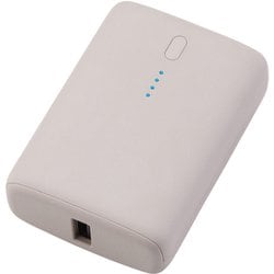 モバイルバッテリー 10000mAh 大容量 小型 PD 最大20W 入出力（ USB Type-C ×1） 出力（ USB-A ×1） PSE適合 【 iPhone Android スマホ タブレット 等対応 】 バッテリー ＆me グレージュ DE-C56L-10000GB