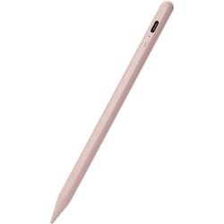 P-TPACST04PN [タッチペン スタイラスペン 充電式 USB Type-C 充電 磁気吸着 交換用ペン先付属 【 iPad iPhone Android スマホ タブレット 等対応 】 ＆me アッシュピンク]