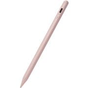 P-TPACST04PN [タッチペン スタイラスペン 充電式 USB Type-C 充電 磁気吸着 交換用ペン先付属 【 iPad iPhone Android スマホ タブレット 等対応 】 ＆me アッシュピンク]