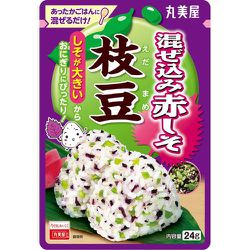 混ぜ込み赤しそ 枝豆 袋入 24g