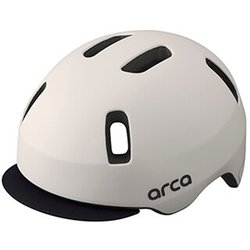ARCA（アルカ） マットオフホワイト 47～50cm（未満） 安全規格 SGマーク [自転車ヘルメット]