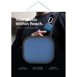 UNIQ シリコンケース付き AirPods本体&イヤホン両耳 UNIQ（ユニーク） AirPods 4用ケース NEXO for AirPods 4｜UNIQ