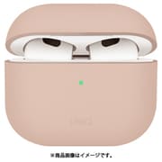 UNIQ LINO AirPods 4用 ハイブリッドリキッドシリコンケース ピンク UNIQ-AIRPODS(2024)-LINOPNK