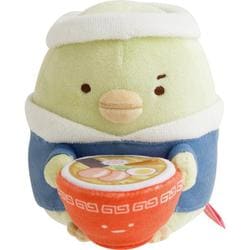 MO75901 すみっコぐらし 「いつでもらーめん雑貨」テーマ らーめんぬいぐるみ ぺんぎん？