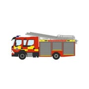 OX76VEO003 1/76 ボルボ FL エマージェンジー ワンポンプ車 グレーター・マンチェスター消防隊 [ダイキャストミニカー]