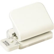 ルーズリーフパンチ 6穴式 ホワイト コンパクト SP-8701-W