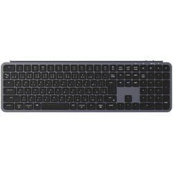 B6 Pro ウルトラスリム ワイヤレスキーボード - JIS配列 テンキー付 / 100％フルサイズ / シザースイッチ スペースグレー B6P-K1-JIS