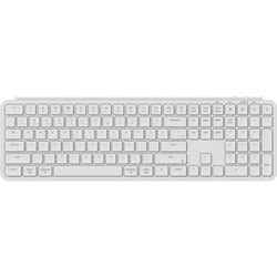 B6 Pro ウルトラスリム ワイヤレスキーボード - US配列 テンキー付 / 100％フルサイズ / シザースイッチ ホワイト B6P-K2-US