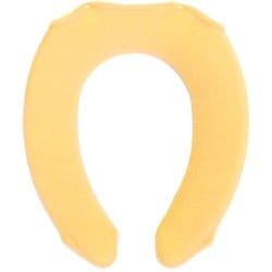 ブルーミングシーズン U型便座カバー 縦9cm×横8.7cm イエロー