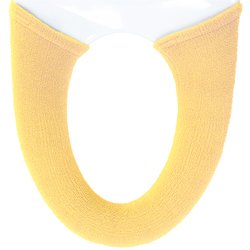 ブルーミングシーズン 洗浄暖房専用 便座カバー 縦14cm×横7.5cm イエロー
