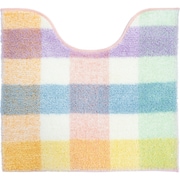 Palette ミドルトイレマット 約縦55cm×横60cm ピンク
