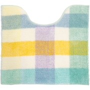 Palette ミドルトイレマット 約縦55cm×横60cm グリーン