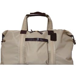 290-9890 [国産 ボストンバッグ 50cm ショルダーベルト付き ベージュ]