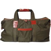 290-9890 [国産 ボストンバッグ 50cm ショルダーベルト付き カーキ]