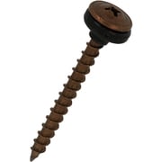 YAHATA 瓦用ステンレスワッシャービス(大) 4.2×65 ブロンズ(100本入)