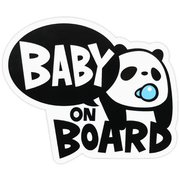 R-893 [BABY ON BOARD パンダ ステッカー]
