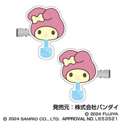 サンリオキャラクターズ チョコレート ヘアクリップ 02. マイメロディ