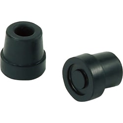 AQS-10用 4点杖先 替えゴム ブラック 2個入り TG-13BK