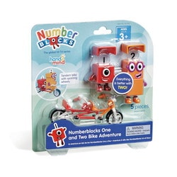 95354 ナンバーブロックスキャラクターフィギュア 自転車付き 5ピース [対象年齢：3歳～]