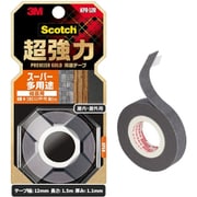 Scotch（スコッチ） 超強力両面テープ プレミアゴールド スーパー多用途 粗面用 12mm×1.5m KPR-12R