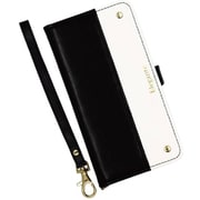 EL-IP16PS-BW [iPhone 16 Plus 用 ケース 手帳型 ツートン スマホケース エレガンテ Elegante/ブラック・ホワイト]
