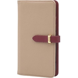 BD-IP16-MB [iPhone 16 用 ケース 手帳型 ベルテッド スマホケース シンプル スタンド機能 エレガンテ Elegante/モカベージュ]