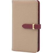 BD-IP16-MB [iPhone 16 用 ケース 手帳型 ベルテッド スマホケース シンプル スタンド機能 エレガンテ Elegante/モカベージュ]
