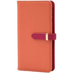 BD-IP16-FL [iPhone 16 用 ケース 手帳型 ベルテッド スマホケース シンプル スタンド機能 エレガンテ Elegante/フラミンゴ]