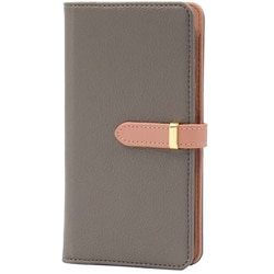 BD-IP16P-CC [iPhone 16 Pro 用 ケース 手帳型 ベルテッド スマホケース シンプル スタンド機能 エレガンテ Elegante/チャコール]