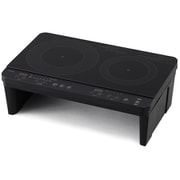 2口IHコンロ 脚付 ブラック IHK-WKT41S-B