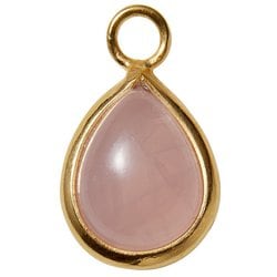 Ludique Rose Quartz Gold ピアス ランニング アクセサリ 1点（片耳用） LD-RSQ-YG