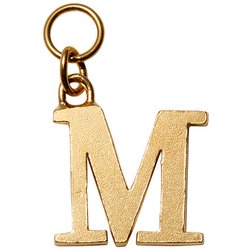 LD-LT-M-YG Ludique Lettres M Gold